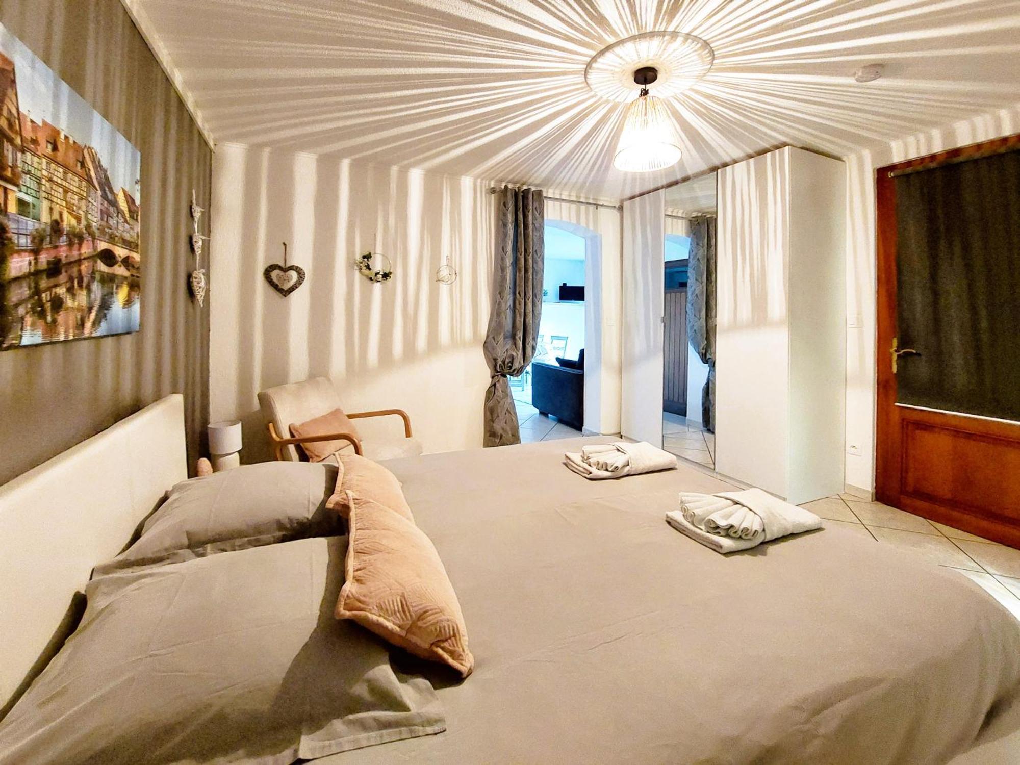 Le Cocon Appart Avec Parking Prive & Terrasse Sainte-Croix-en-Plaine ภายนอก รูปภาพ